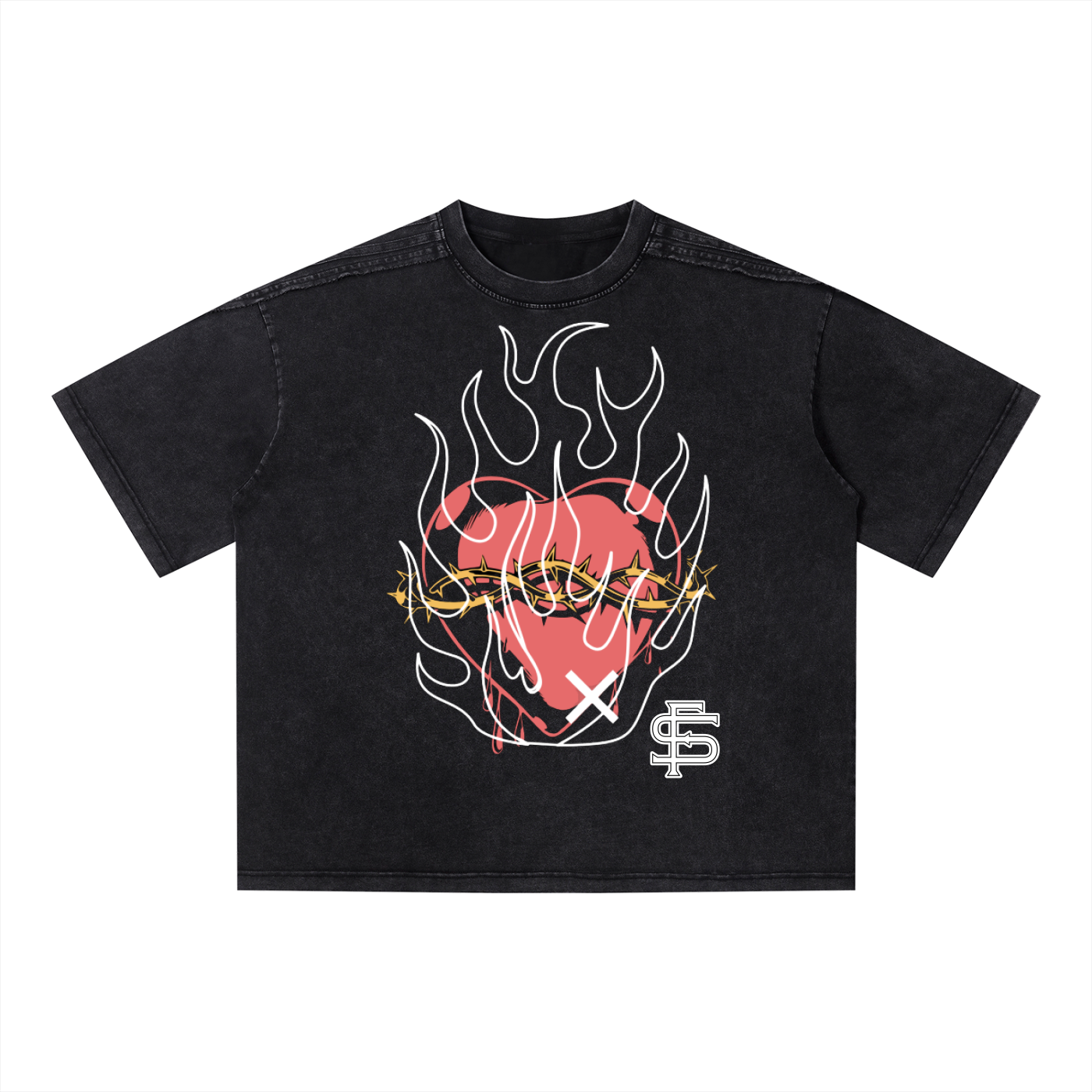 Unisex Vintage Wash Boxy T-Shirt