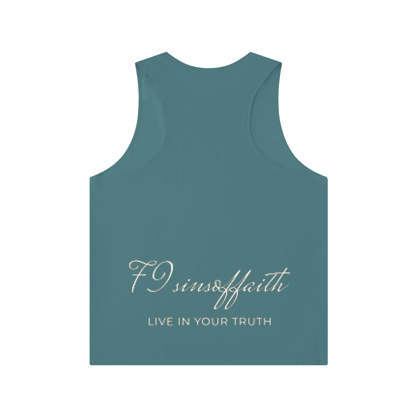 Men's Solid Color Crewneck Tank Top