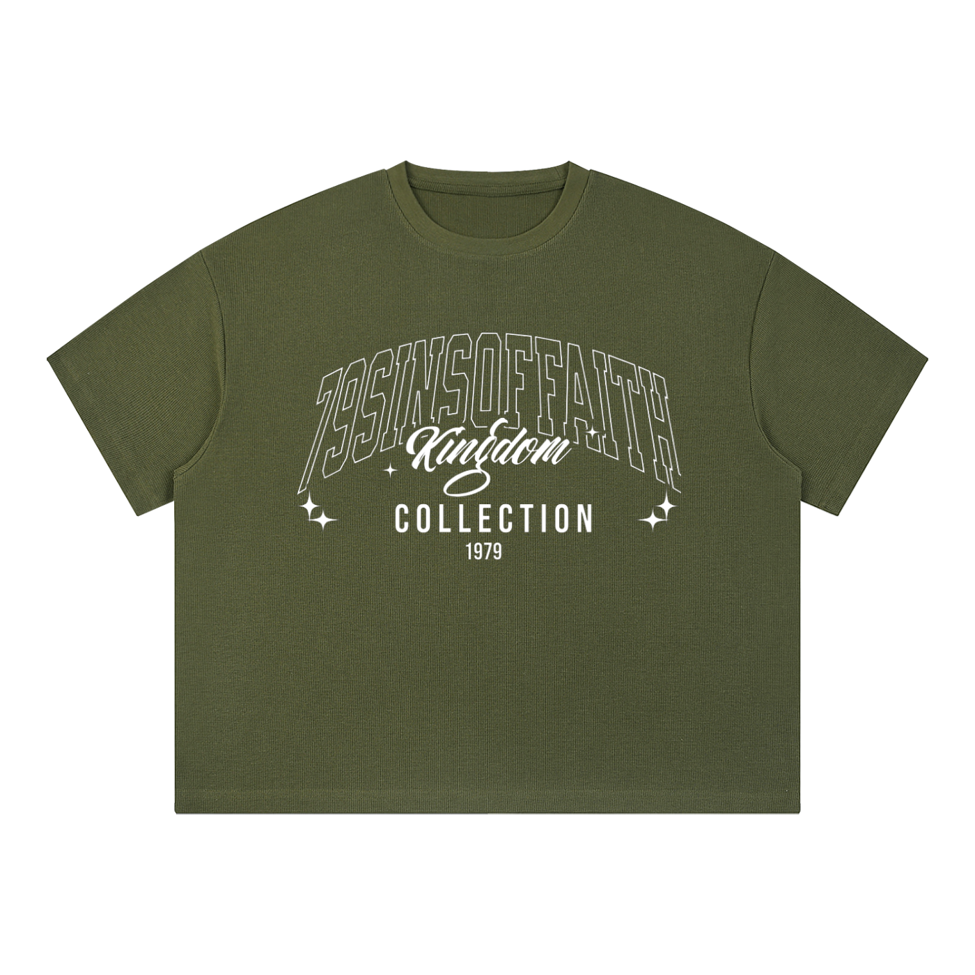 Unisex Waffle Boxy T-Shirt
