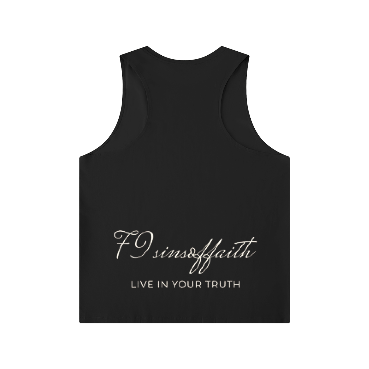 Men's Solid Color Crewneck Tank Top