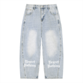 Men's Vintage Wash Sunfade Barrel Leg Jeans