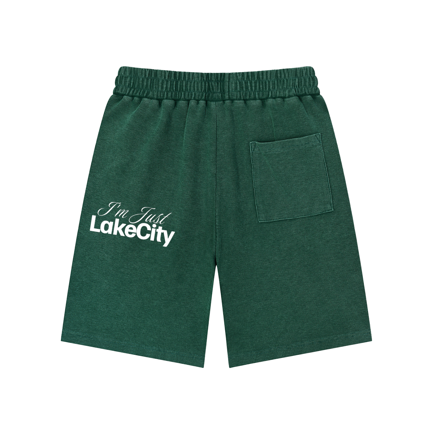 Mineral Wash Waffle Knit Shorts