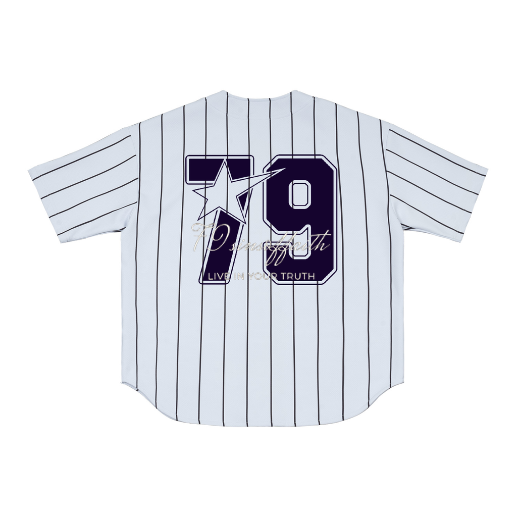 Pinstripe Baseball Jersey